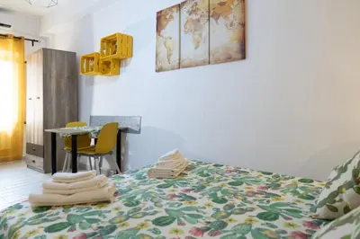 Letto o letti in una camera di Cortile Pace