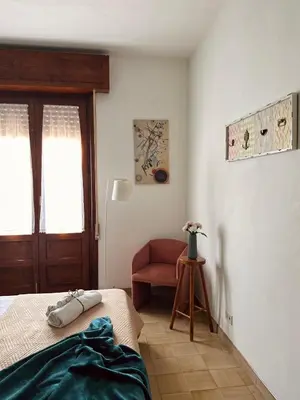 Letto o letti in una camera di Serendipity house