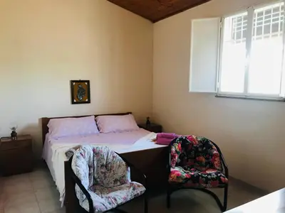 Letto o letti in una camera di CASA VACANZA PALMENTO BELLA