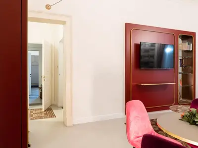 TV o dispositivi per l'intrattenimento presso Scene Suites Apartments