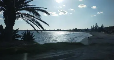 Paesaggio naturale nelle vicinanze della villa