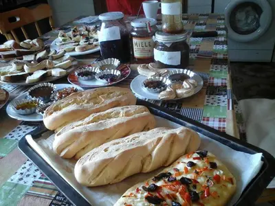 Cibo presso il bed & breakfast o nelle vicinanze