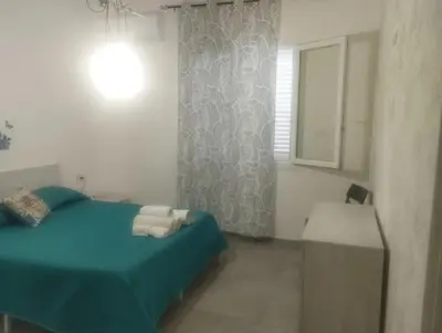 Letto o letti in una camera di Charming House with Pool in Arenella, Air Conditioning