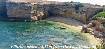 Paesaggio naturale nelle vicinanze del bed & breakfast