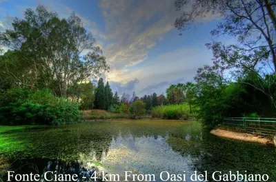 Paesaggio naturale nelle vicinanze del bed & breakfast