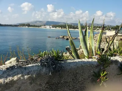 Paesaggio naturale nelle vicinanze della villa