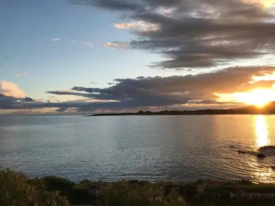 Paesaggio naturale nelle vicinanze della villa