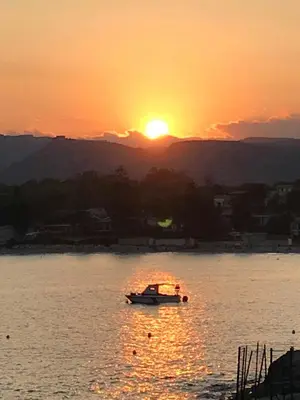 Paesaggio naturale nelle vicinanze della villa