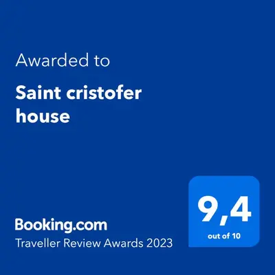 Certificato, attestato, insegna o altro documento esposto da Saint Cristofer house