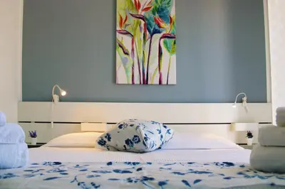 Letto o letti in una camera di Visum Hyblea