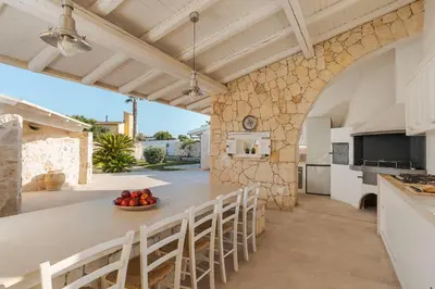Cucina o angolo cottura di Villa del Mito