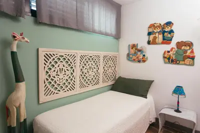 Letto o letti in una camera di Stone House Modica