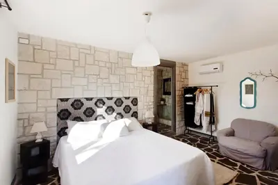 Letto o letti in una camera di Stone House Modica