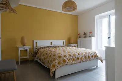 Letto o letti in una camera di Aquila Sveva Domus
