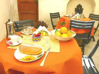Cibo presso il bed & breakfast o nelle vicinanze