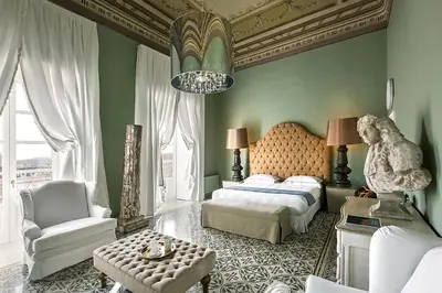 Letto o letti in una camera di Seven Rooms Villadorata