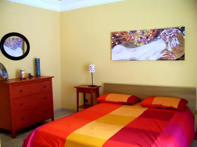 Letto o letti in una camera di Casa di Chiara Pieno Centro Storico
