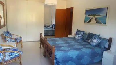 Letto o letti in una camera di Villa Sogno sulla Spiaggia