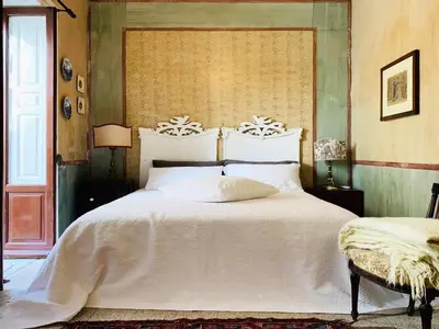 Letto o letti in una camera di Il Salotto di Maria Pia