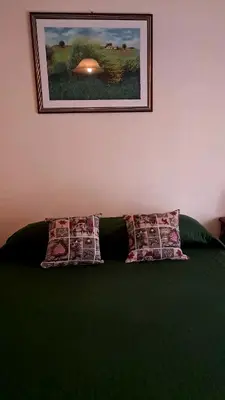 Letto o letti in una camera di Casa di Angela