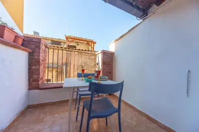 Balcone o terrazza di GuestHost - Ortigia San Pietro Apartment