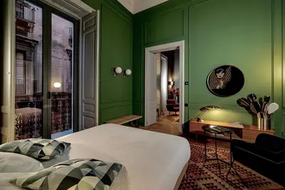 Letto o letti in una camera di Luxury apartment in the center of Catania