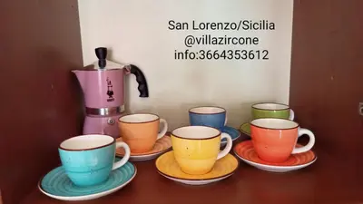 Set per la preparazione di tè e caffè presso Reitani San Lorenzo Marzamemi Noto VILLA ZIRCONE