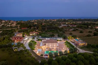 Paesaggio naturale nelle vicinanze del bed & breakfast