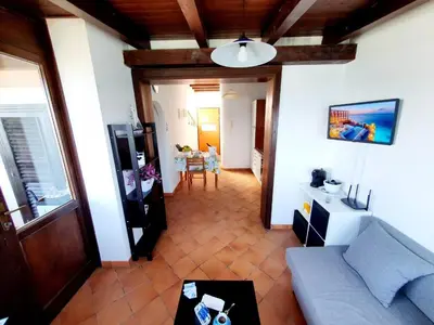 TV o dispositivi per l'intrattenimento presso Casa I Sogni In Terrazzo