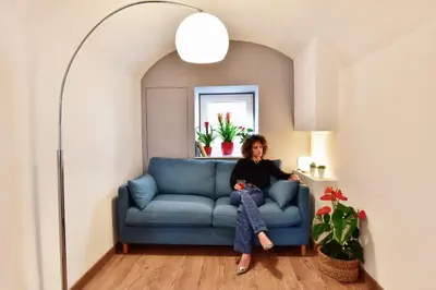 Area soggiorno di Badia Apartment