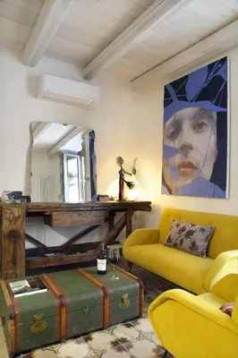 Area soggiorno di Nicotera Apartment