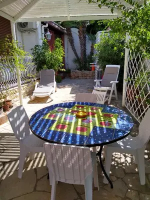 Patio o area all'aperto di Liliana Home Beach