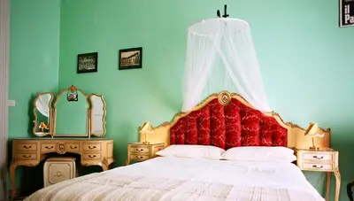 Letto o letti in una camera di 5 Balconi B&B