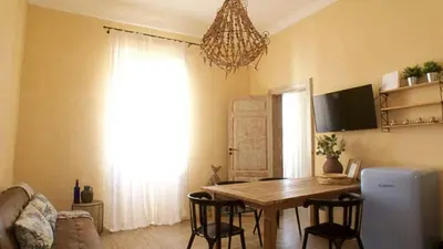 TV o dispositivi per l'intrattenimento presso Ai due Mori Apt by Addler House Ospitality