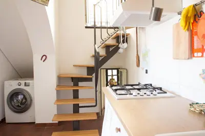Cucina o angolo cottura di Casa verde Dafni