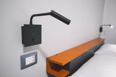 Letto o letti in una camera di Brand new loft