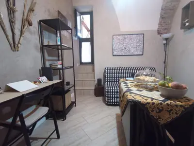 Area soggiorno di Cortile Pantaleone Holiday Home