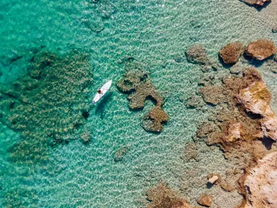 Paesaggio naturale nelle vicinanze della villa