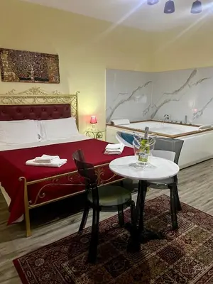 Area soggiorno di Duca di Uzeda Bed and Breakfast