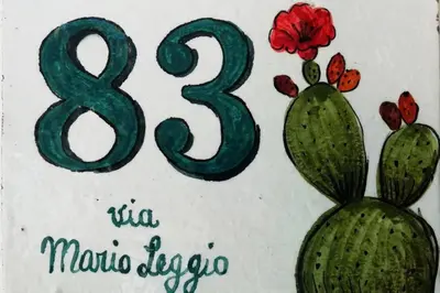 Planimetria di Mario Leggio 83, gocce di Sicilia