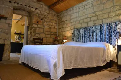 Letto o letti in una camera di Oasi di Campagna