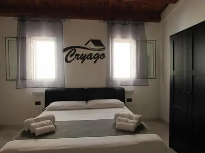 Letto o letti in una camera di B&B CryAgo