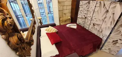 Letto o letti in una camera di La Dimora degli Eroi