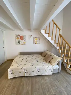 Letto o letti in una camera di La Casetta al 41