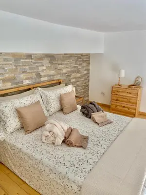 Letto o letti in una camera di La Casetta al 41