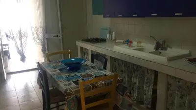 Cucina o angolo cottura di Casa Sciatu di Mari