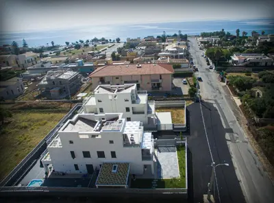 Il quartiere o una zona nella vicinanze della villa