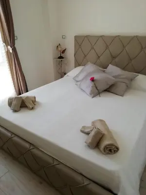 Letto o letti in una camera di Eolie Residence