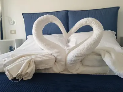 Letto o letti in una camera di Amareilmare1