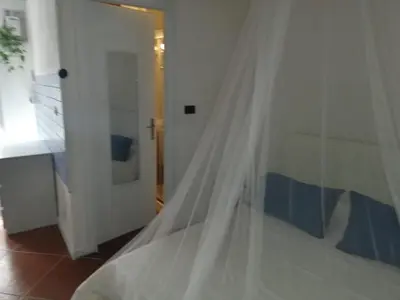 Letto o letti in una camera di Santa Maria sul mare